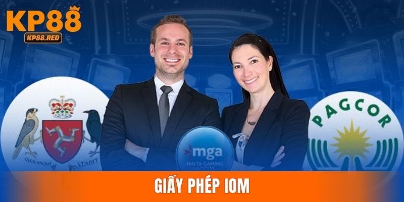 Giấy phép hoạt động KP88 từ tổ chức cờ bạc IOM lừng danh