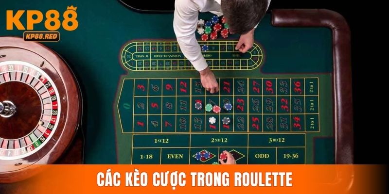Roulette KP88 cung cấp đa dạng hình thức đặt cược